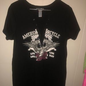 Beautiful Black Lace up dress!